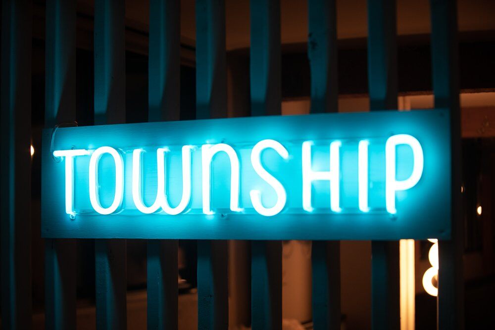 township neon sign